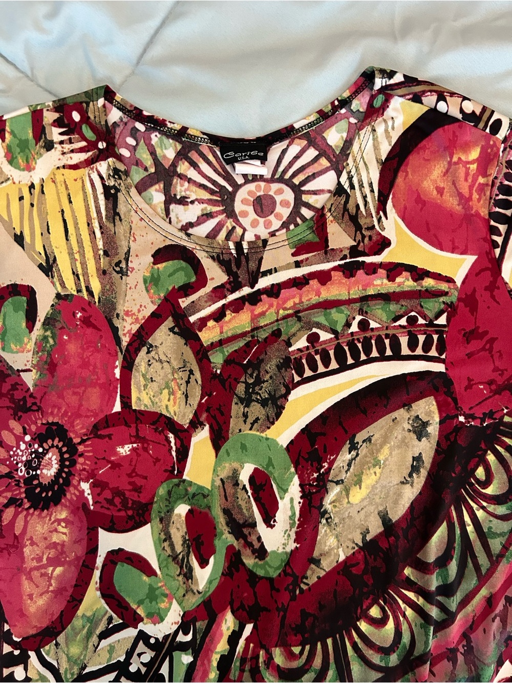 Multicolor Floral Print Tunic - Women